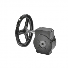 Редуктор четвертьоборотный F05 11х11 квадрат для затвора Ду 100 Benarmo