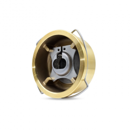 Клапан обратный латунь осевой CA7441 Ду 125 Ру16 Тмакс=120 оС межфл диск нерж Tecofi CA7441-0125