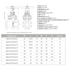 Задвижка клиновая сталь газ 30с15нж Ду 100 Ру40 фл короткая МЗТА