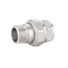 Соединитель латунь никель американка Ду 15 (1/2") прямой ВР/НР LD LD.67.520.15