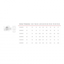 Кран шаровой PP-R белый Дн 25 внутренняя пайка VALFEX 10144025