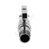 Кран шаровой латунь бытовой хром угловой 1041 G1/2" Ру10 НР бабочка без отражателя Aquasfera 1041-01